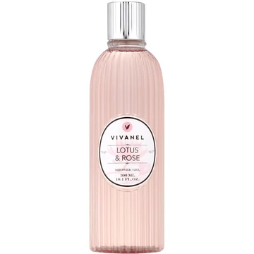 Vivanel Lotus&amp;Rose krémes tusoló gél 300 ml