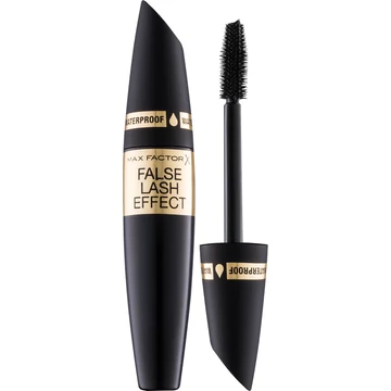 False Lash Effect vízálló szempillaspirál a dús és szétválasztott pillákért árnyalat Black 13,1 ml