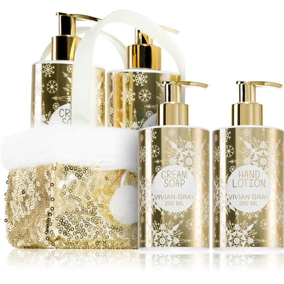 Golden Glitters Vanilla & Patchouli ajándékszett kézre
