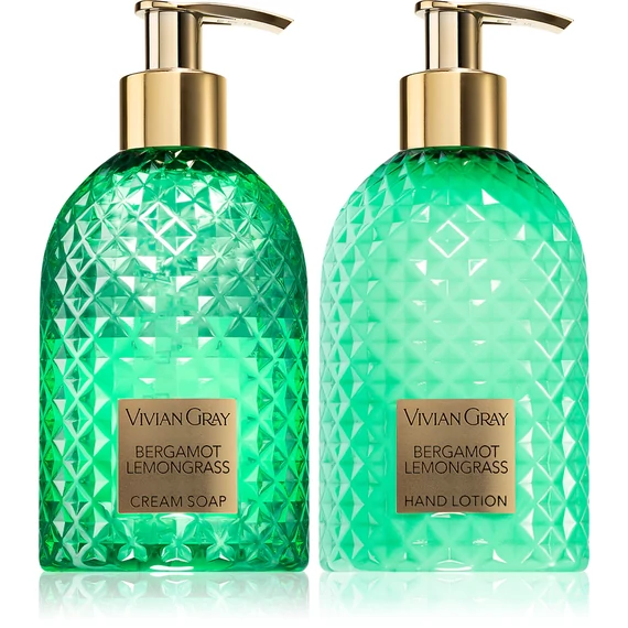 Gemstone Bergamot & Lemongras ajándékszett kézre 2x300 ml